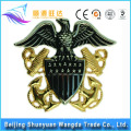 La insignia de Sharped del Pin de la estrella del metal de la oferta de la fabricación de China